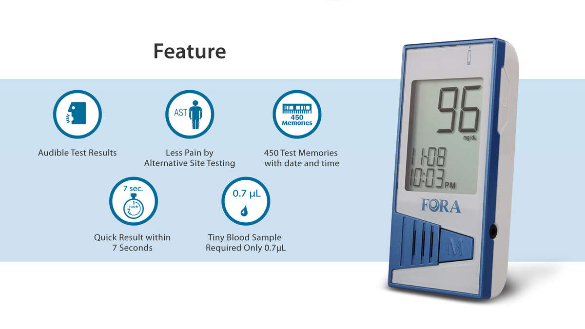 FORA V12 Glucose Meter Binson's Medical Equipment & Supplies